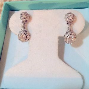 TACORI PLATINUM & DIAMOND EARRINGS